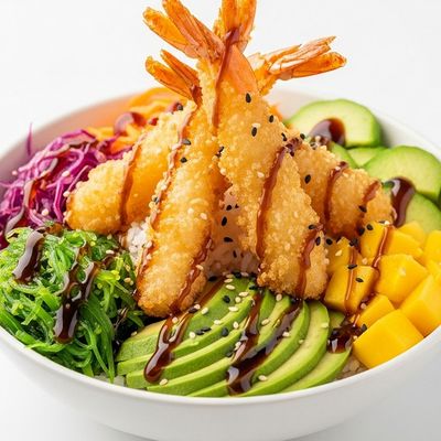 Tempura Shrimp poke